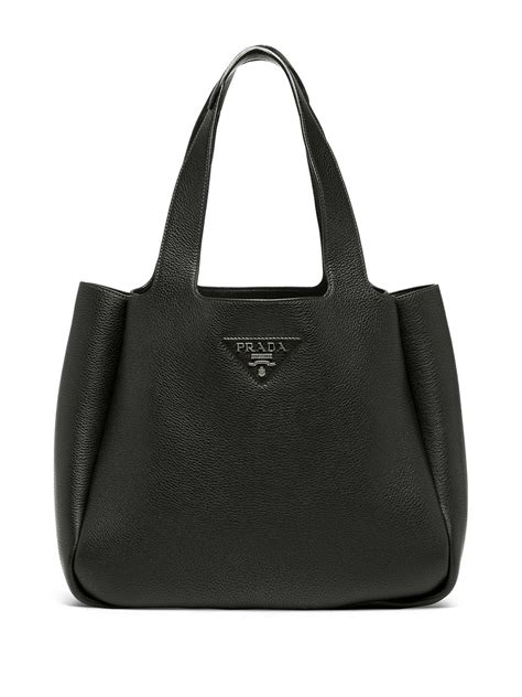 prada flou large leather handbag|farfetch prada purses.